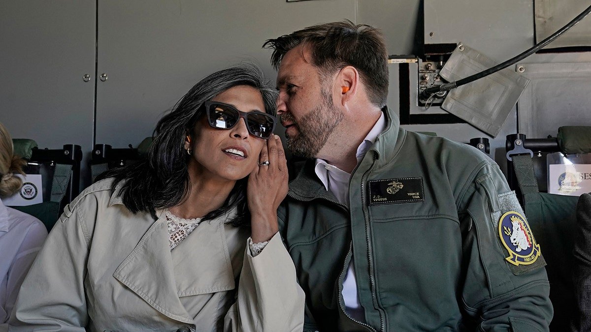 JD Vance et sa femme Usha au jubilé du Corps des Marines