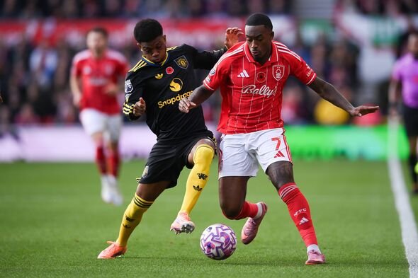 Amad Diallo se bat pour le ballon