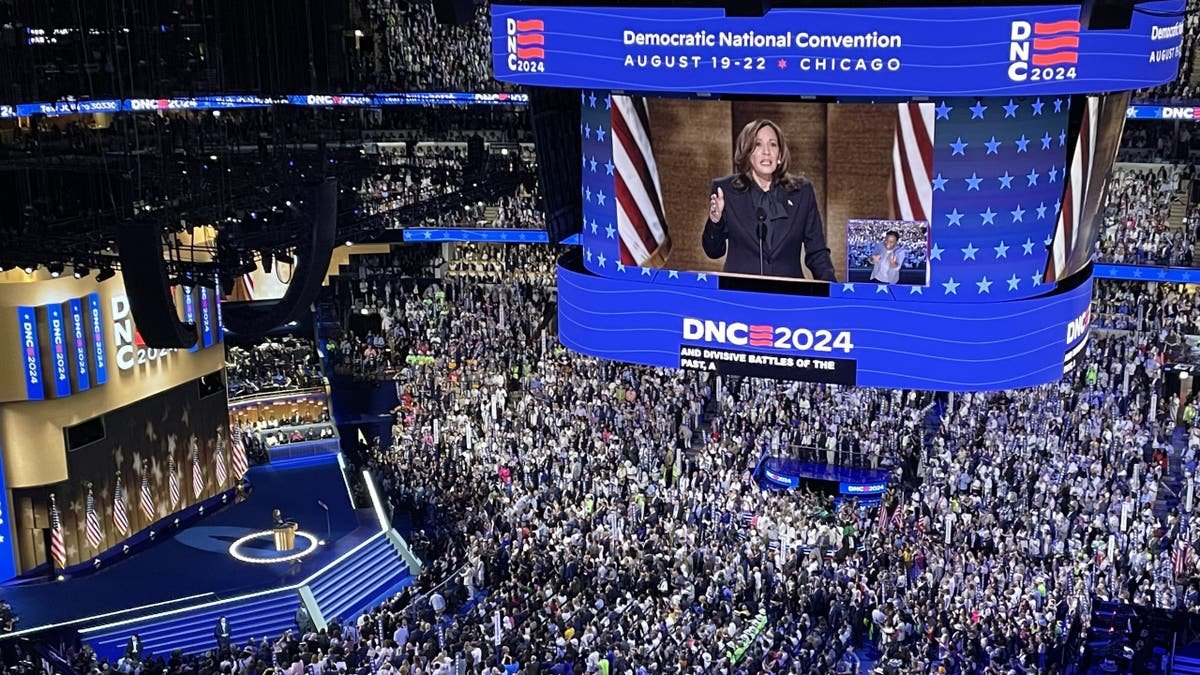 DNC 2024 avec Harris, alors vice-président