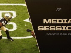Séance médiatique de DB Hudauri Hines | Purdue Football-Purdue Chaudronniers
