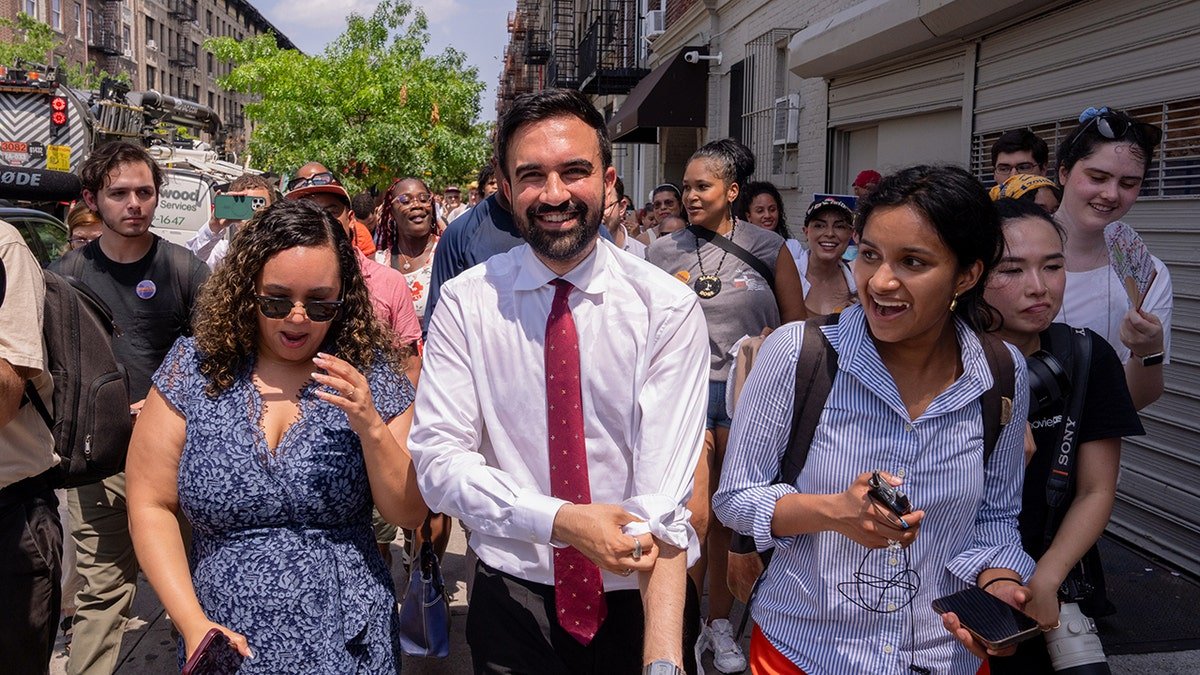 Campagne électorale des candidats à la mairie de New York avant les élections primaires