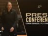 Après-match de l’entraîneur Katie Gearld contre Evansville | Basket-ball féminin Purdue – Chaudronniers Purdue