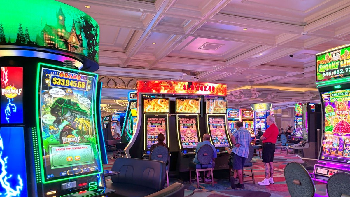 Les joueurs du Bellagio Casino Las Vegas sont vides