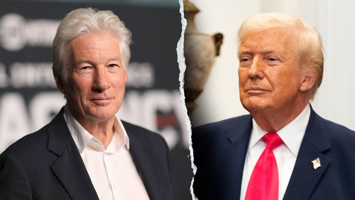 Acteurs Richard Gere et Donald Trump